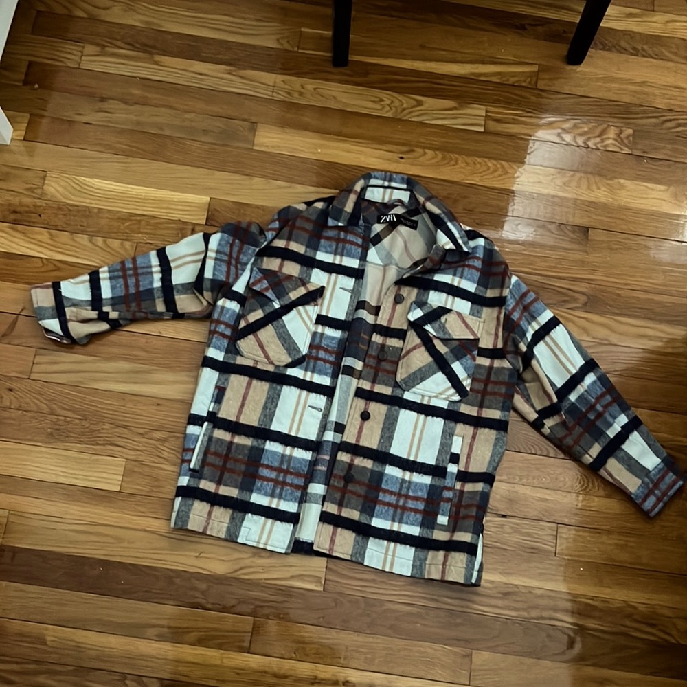 Plaid zara jacket